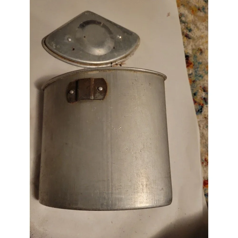 Vintage Mirro Aluminum Wedge Pots Chambers Stove Thermowell Cookware